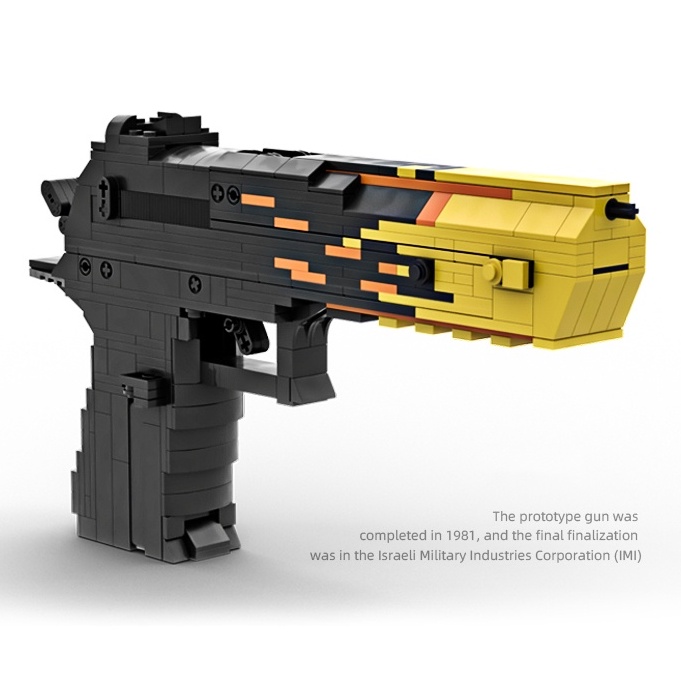 Đồ Chơi Lắp Ráp Xếp Hình PUBG Mô Hình Lục DESERT EAGLE Black Ice 1100+ PCS - Phiên Bản Nịt Của Kevin183