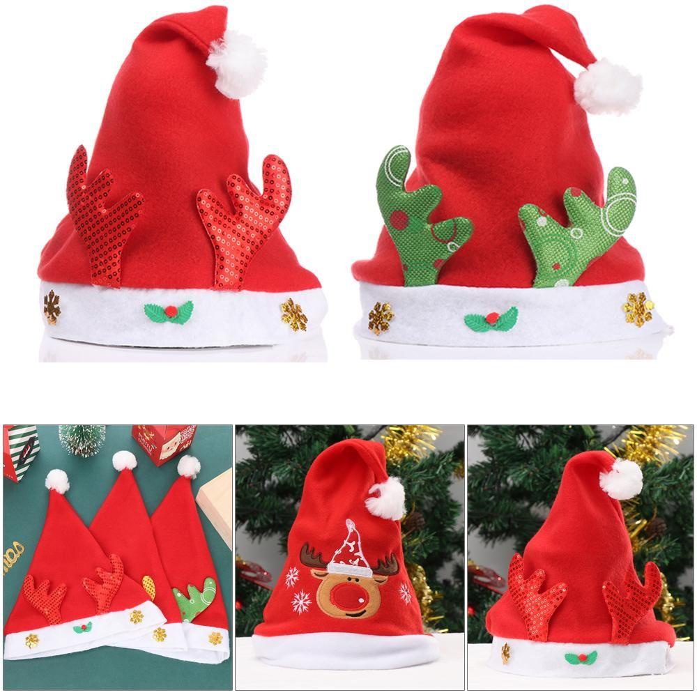 1 Mũ Ông Già Noel Mềm Mại Trang Trí Giáng Sinh