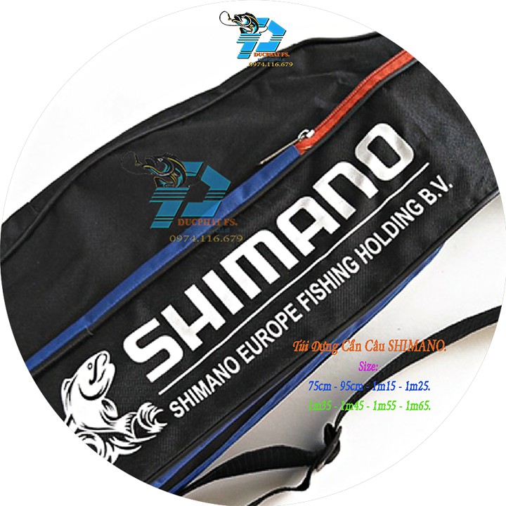 Túi Đựng Cần Câu Cá SHIMANO Đầy Đủ Các Size (75cm -> 1m65)