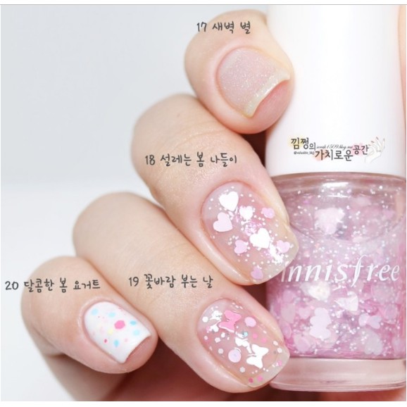 [ CHÍNH HÃNG 100%] SƠN MÓNG TAY INNISFREE REAL COLOR NAIL MẪU MỚI