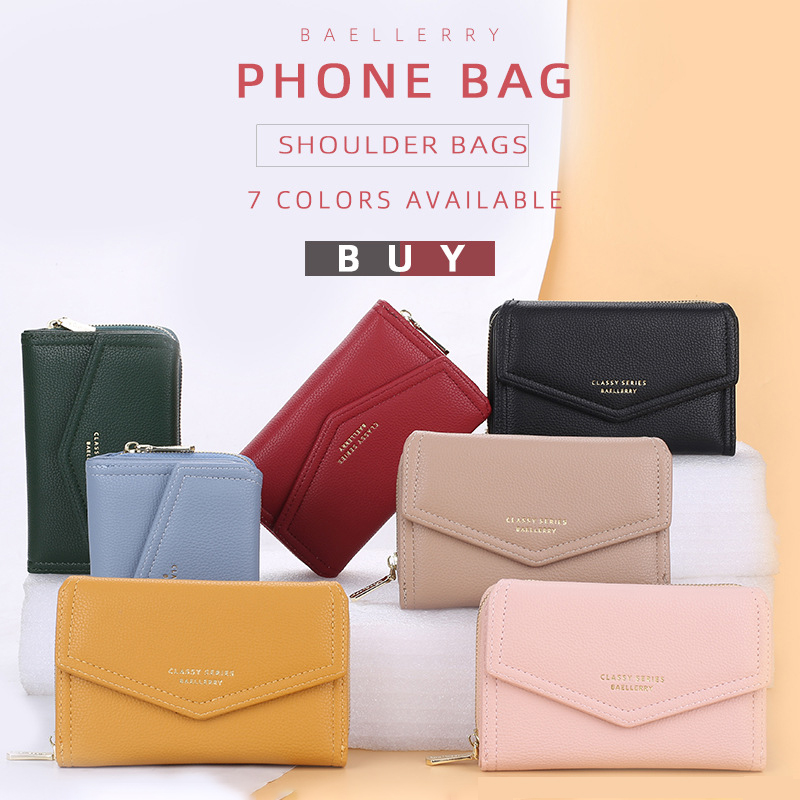 Ví cầm tay PIERRE LOUES dáng dài đa năng có ngăn đựng thẻ cho nữ