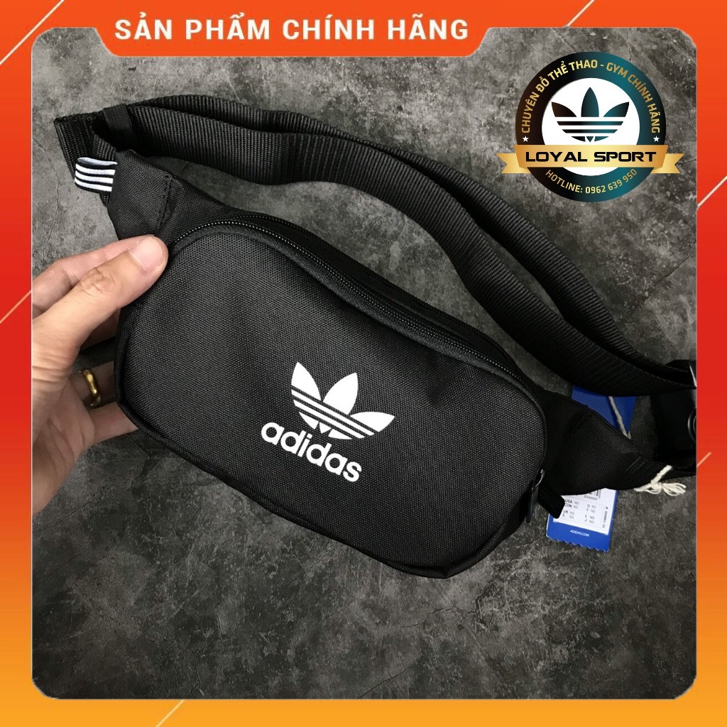 Túi Bao Tử - Full Tag Code - Chất Cotton Màu Đen - Logo Trắng Truyền Thống - Dễ Phối Đồ ❤️FREESHIP❤️ | BigBuy360 - bigbuy360.vn