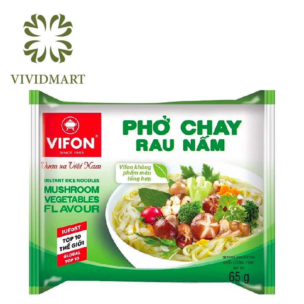 [Toàn quốc] [Gói lẻ] PHỞ ĂN LIỀN VIFON VỊ BÒ / GÀ / CHAY RAU NẤM - GÓI/65g - VIFON | BigBuy360 - bigbuy360.vn