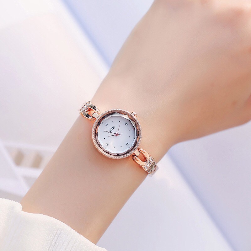 Đồng hồ nữ Kezzi phong cách Hàn Quốc 8017 - Vàng