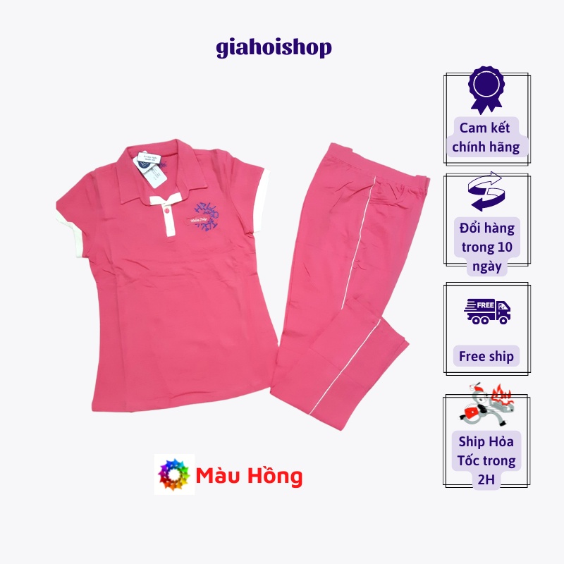 Đồ Bộ, Bộ mặc nhà Gia Hồi mẫu tay ngắn quần dài Hello Judy