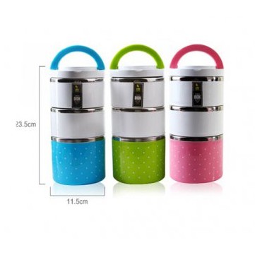 Hộp đựng cơm CAMEN 3 tầng INOX Cao Cấp Homio