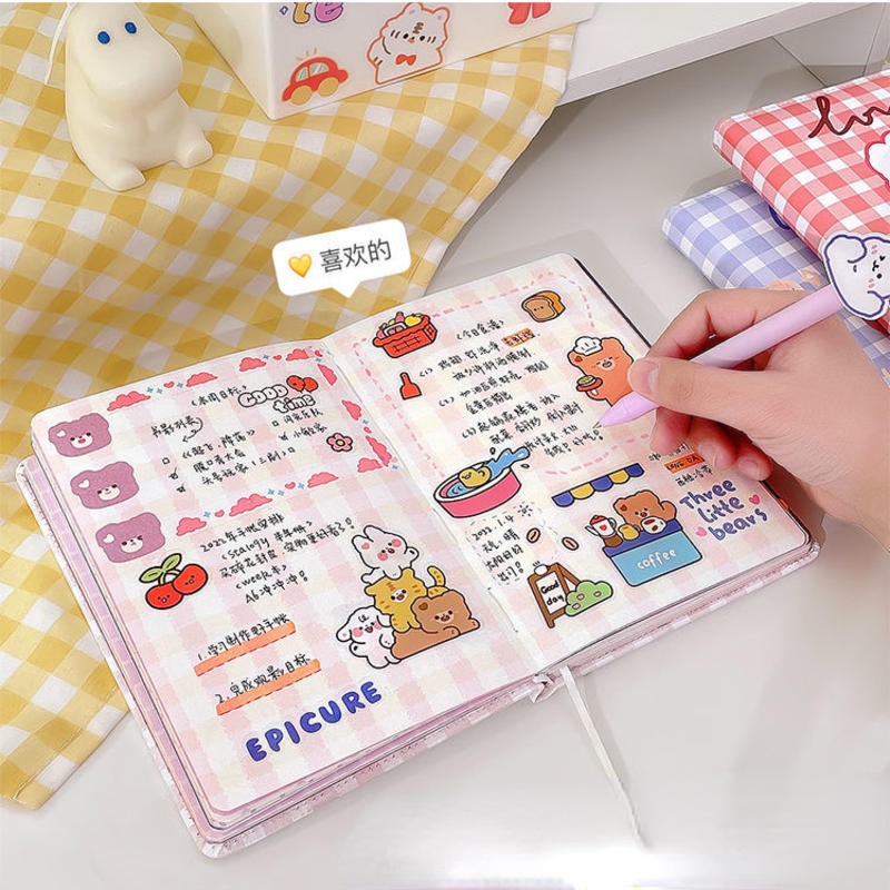 ⭐ iLado ⭐  ins sổ tay da A5 tài khoản tay sáng tạo dễ thương vở kẻ ngang sổ ghi chép notebook binder a5 sổ ghi chép sổ tay ghi chép vở lò xo kẻ ngang sổ lò xo kẻ ngang marker học văn phòng phẩm sổ ghi chú sticker sổ ghi chú mini tập vở