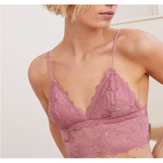 Áo lót bralette Women Secret ren mềm size M 36B 36C
