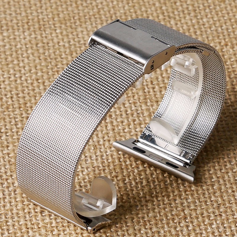 Dây đồng hồ Apple Watch ,Màu bạc ( Size 38mm, 42mm)