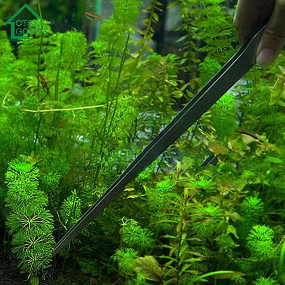 Stainless 27CM Aquarium Plant Shrimp Reef Tank Straight Tweezer