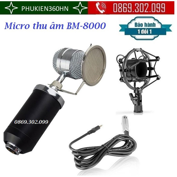 Mic thu âm BM8000