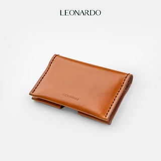 Ví nam đựng Card Leon da nhập khẩu thương hiệu Leonardo
