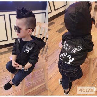 Com bo 2 Áo gió 2 lớp cho bé trai bé gái