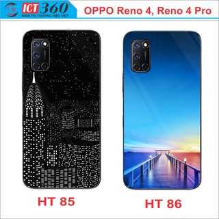 Ốp Lưng Kính OPPO Reno 4 ,Reno 4 Pro- in Theo Yêu Cầu