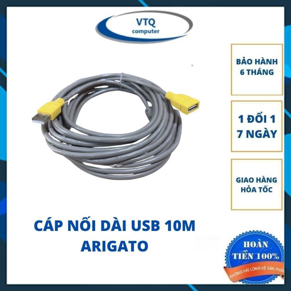 Dây cáp nối dài usb 10m ARIGATO chuẩn 2.0 ,hàng chính hãng chuẩn chất lượng