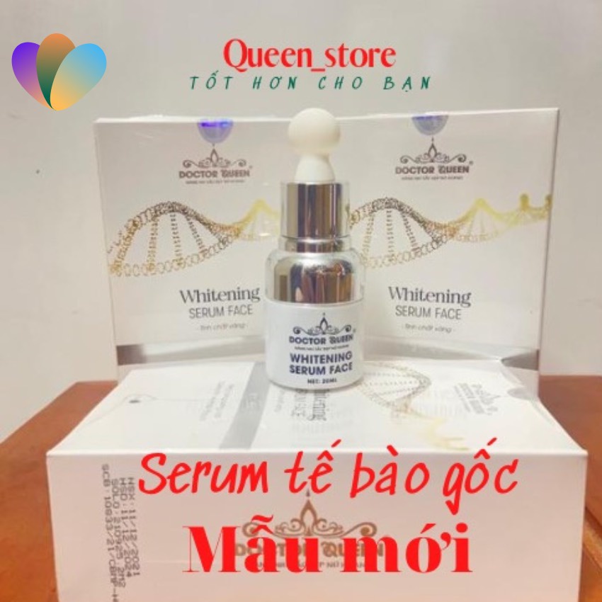 Serum tế bào gốc DOCTOR QUEEN Serum Face Tinh Chất vàng Dưỡng Sáng Da Tái tạo phục hồi da bổ sung dưỡng chất se khítlông