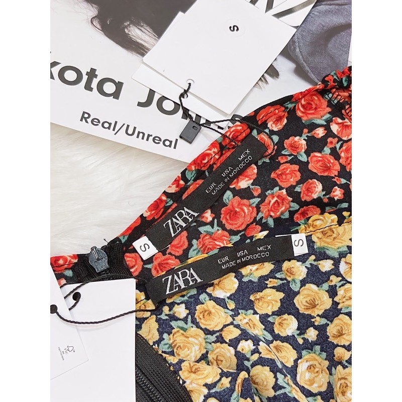 [Mã SKAMA06 giảm 8% tối đa 50K đơn 250K] VNU329 - VÁY HOA HỒNG DÚM NGỰC PHỐI CÚC | BigBuy360 - bigbuy360.vn