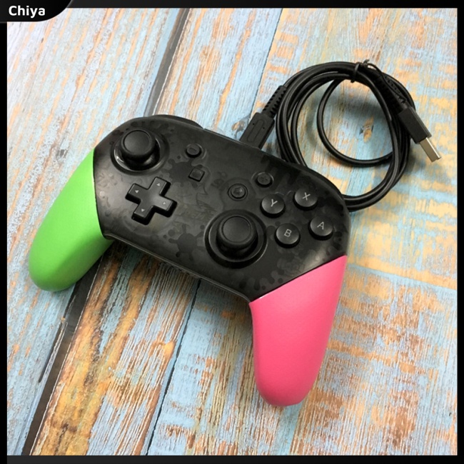 Tay Cầm Chơi Game Bluetooth Không Dây Cho NS Switch Pro Splatoon2 Xenoblade