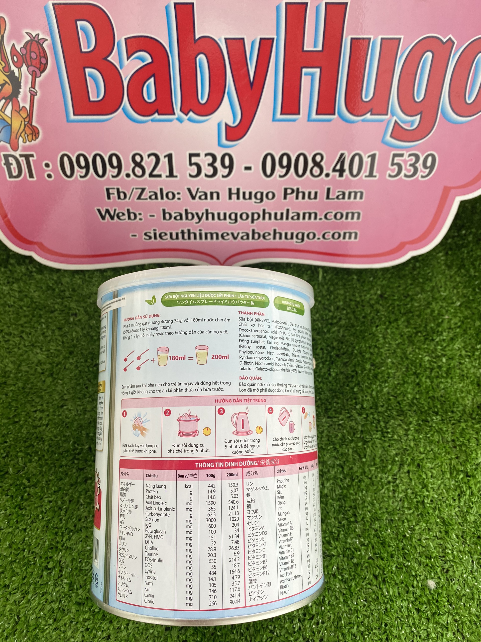 Sữa bột KAZU MIỄN DỊCH GOLD 810g 2+