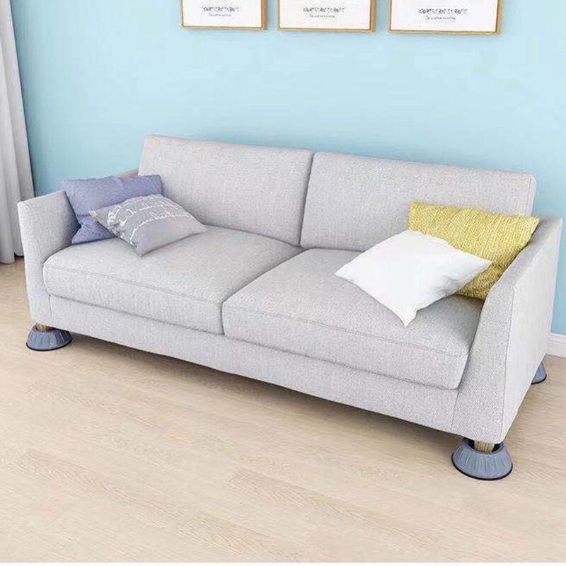 (Sỉ Toàn Quốc) Bộ 4 Miếng Cao Su Chống Rung Máy Giặt, Tủ Lạnh, Kê Bàn Ghế Chống Bụi Ẩm Mốc