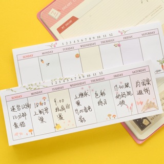 Weekly Planner notepad cho sổ kế hoạch tuần
