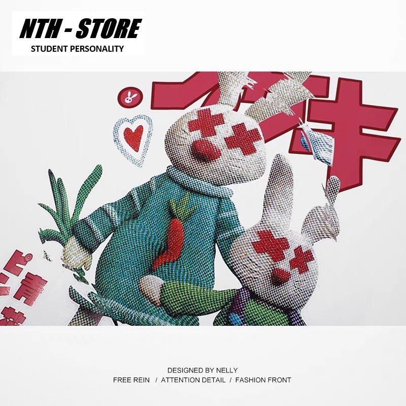 Áo Nelly, Áo phông Nelly Heybig cộc tay - White Rabbit 03