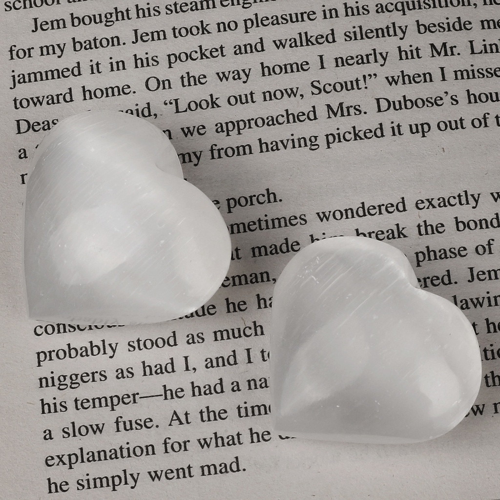 1 Viên Đá chakra Tự Nhiên Hình Trái Tim 4Cm