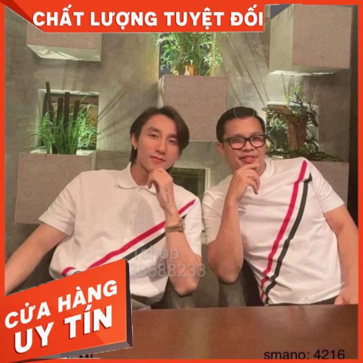 Áo POLO THOM BROWNE sƠN TÙNG MTP TBoutique