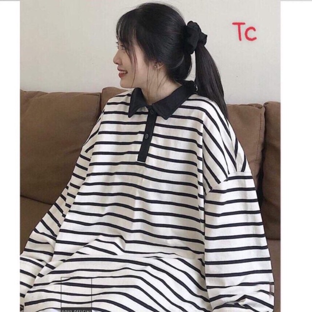 ÁO KẺ NGANG PHOM TO 👉Có video quay