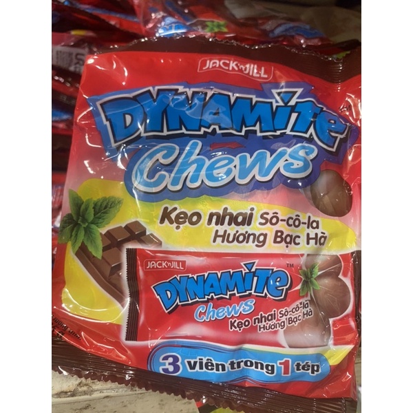 Kẹo ba viên DYNAMITE socola hương bạc hà