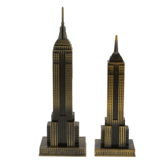 Mô Hình Tòa Nhà Empire State Building 22cm / Souvenir By2 New York Usa 1019