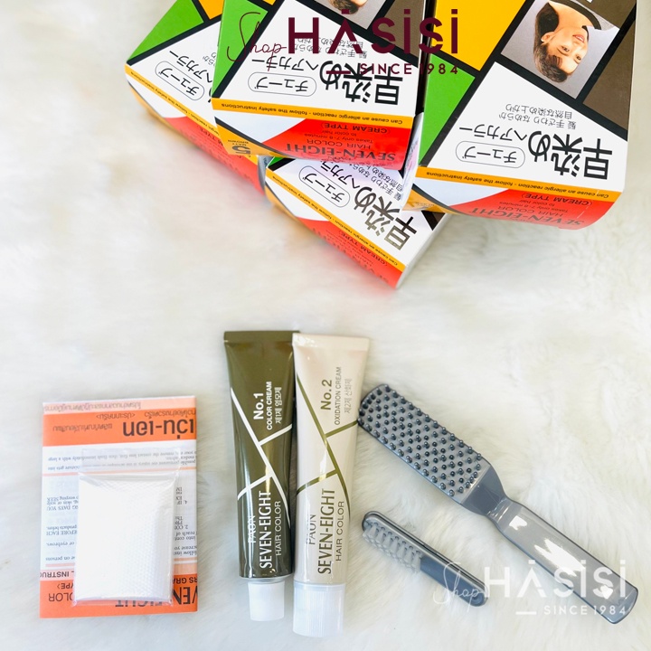Thuốc Nhuộm SEVEN-EIGHT - Covers Gray Hair Rapidly Hair Color