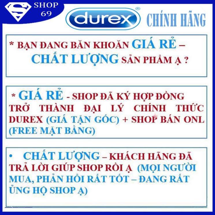 Bao cao suFreeshipDUREX Fetherlite siêu mỏng 01 Hộp BCS Durex / 12 bao