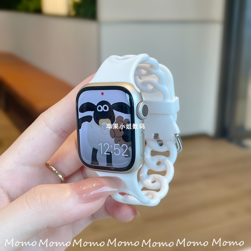 Dây Đeo Thay Thế Bằng Silicone Mềm Cho Apple Watch Ultra Series 8 7 6 5 4 3 2 49mm 45mm 41mm 44mm 38mm 42mm