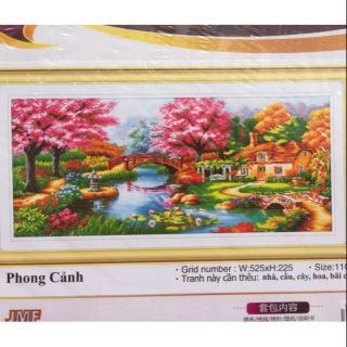 Tranh thêu 3D phong cảnh 53509