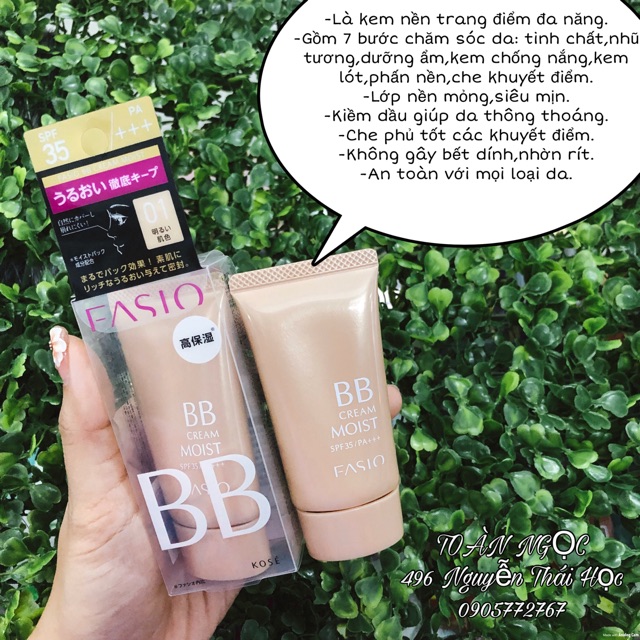 KEM TRANG ĐIỂM ĐA NĂNG FASIO BB CREAM