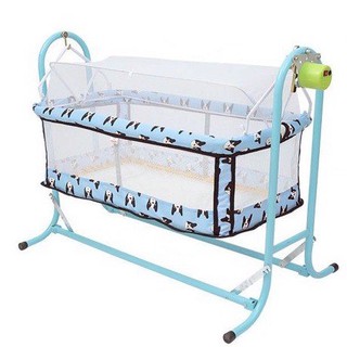 Nôi Điện Tự Động Cho Bé VINANOI N25X - Sức Đưa 25kg, Lồng Nôi Màu Xanh