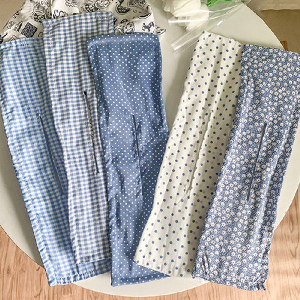 Dụng Cụ Búi Tóc Thời Trang Ngọt Ngào In Họa Tiết Kẻ Ô Lưới Hoa Dành Cho Bạn Gái