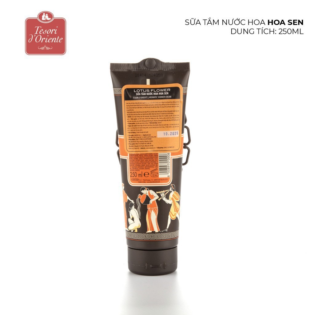 Sữa Tắm Nước Hoa Tesori Hoa Sen 💖CHÍNH HÃNG💖 Dòng Sữa Tắm Yêu Thích Số 1 Quyến Rũ Hương Nước Hoa Tự Nhiên 250ml | BigBuy360 - bigbuy360.vn