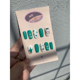 NAIL BOX - Móng úp tiện lợi ( Đảm bảo giống hình, giá rẻ ) - vẽ cây xương rồng 🌵