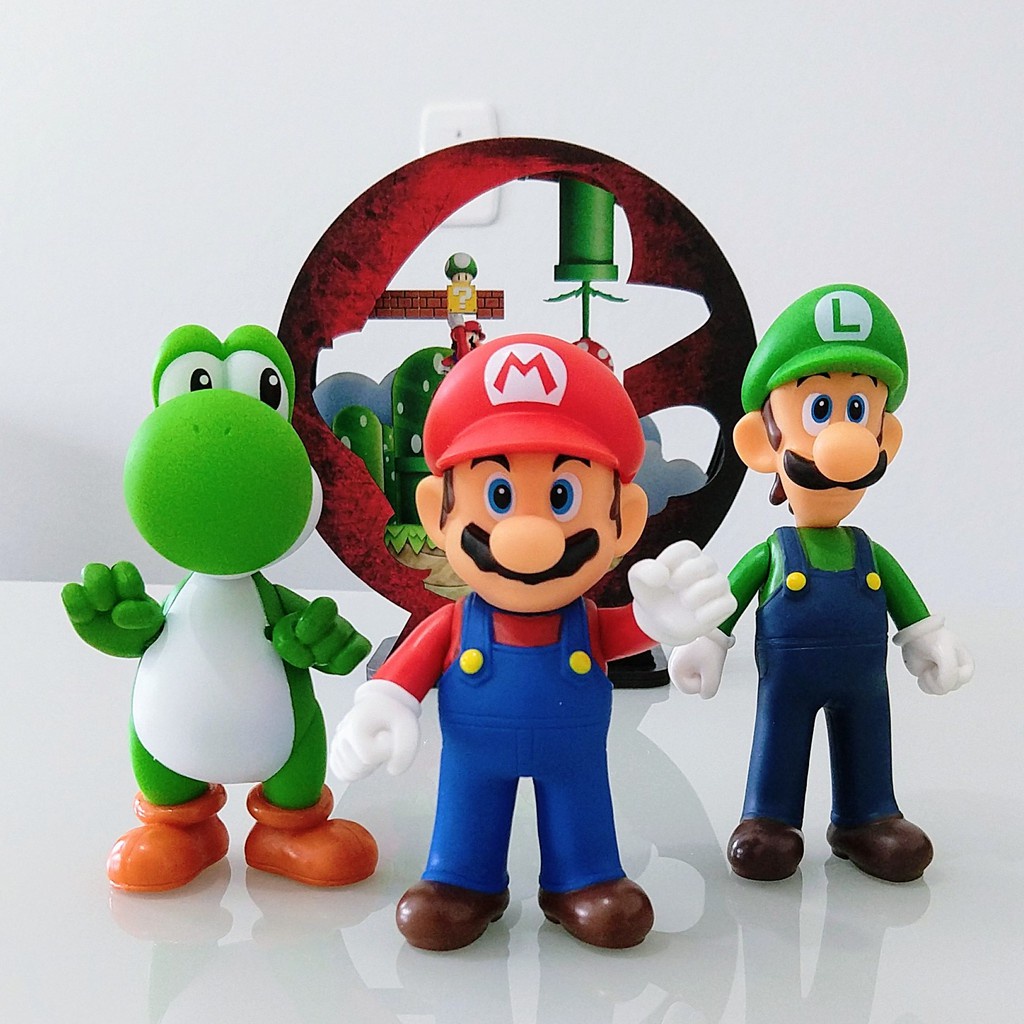 Mô hình nhân vật trong game Mario - 12 cm