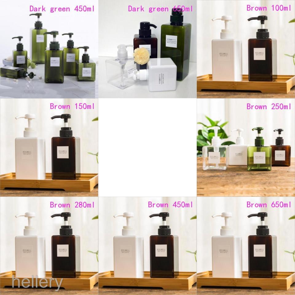 [HELLERY] Foaming Soap Dispensers Pump-Bottles for Liquid Soap Castile Soap DIY Soap