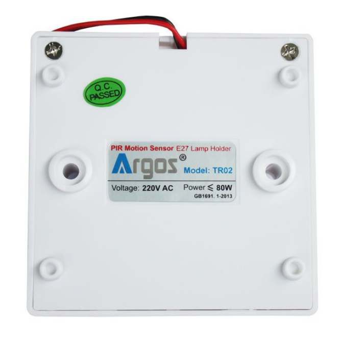 Đuôi đèn cảm biến hồng ngoại Argos TR02 + Tặng 1 bóng đèn Led 7W ánh sáng trắng