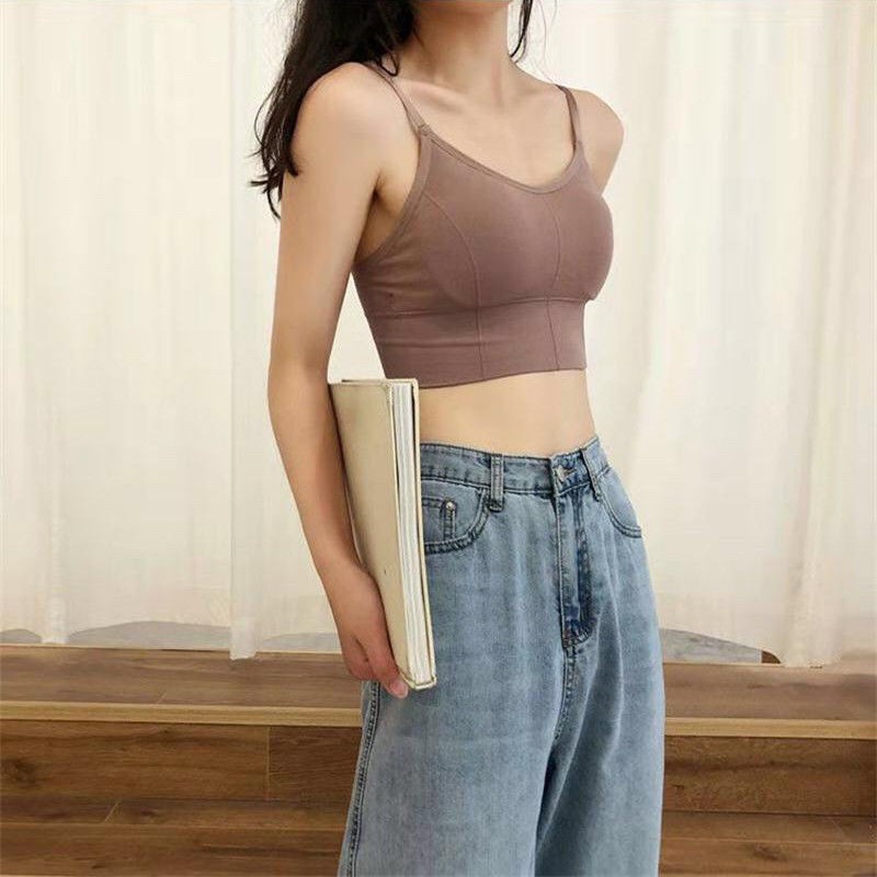 Áo Bra Nữ 2 Dây Nâng Ngực Không Gọng Tập Thể Thao Tập Gym Yoga Năng Động Thoải Mái AL02 - mijusa | BigBuy360 - bigbuy360.vn