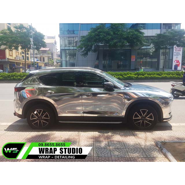 2m Decal Chrom Bạc