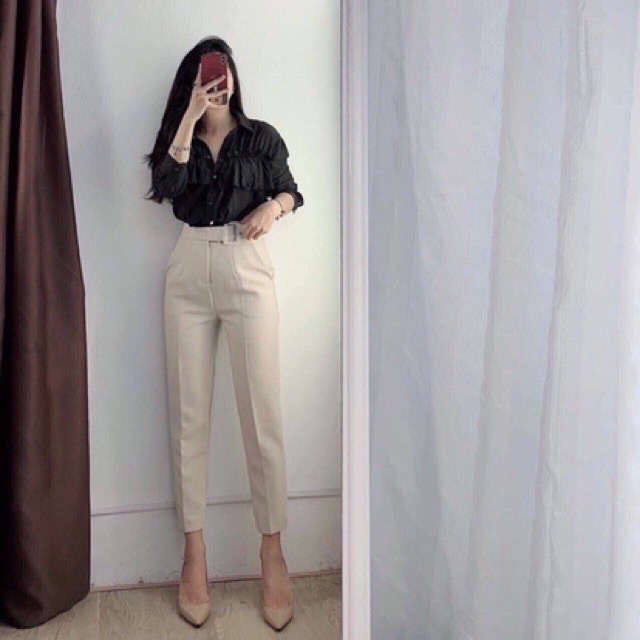 Quần Tây Phối Đai Lệch 💓 Hàng Cao Cấp | BigBuy360 - bigbuy360.vn