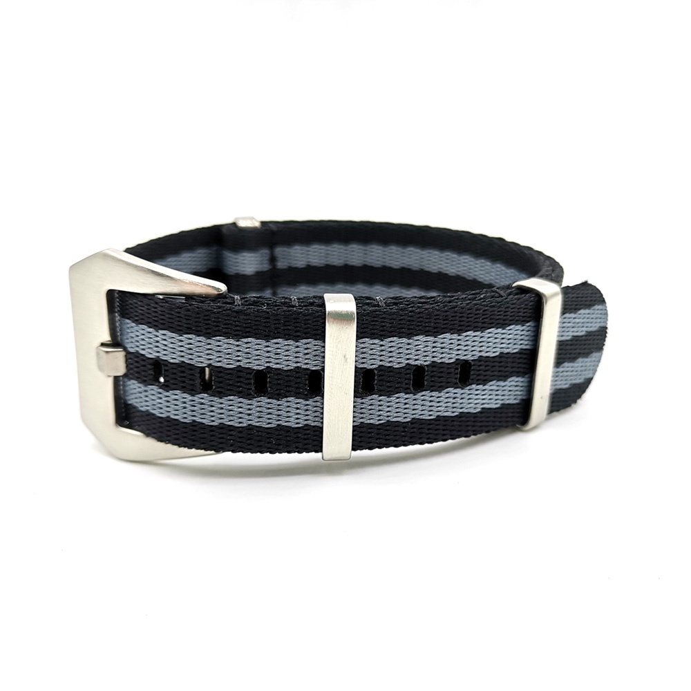 Dây Đeo Đồng Hồ Thay Thế 20mm 22mm Bằng Nylon Họa Tiết Kẻ Sọc Màu Cầu Vồng Cho Nam Và Nữ