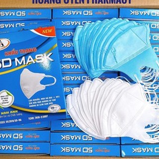 KHẨU TRANG 5D MARK HÀNG CHÍNH HANG CTY NAM ANH 1 SÉT 10C