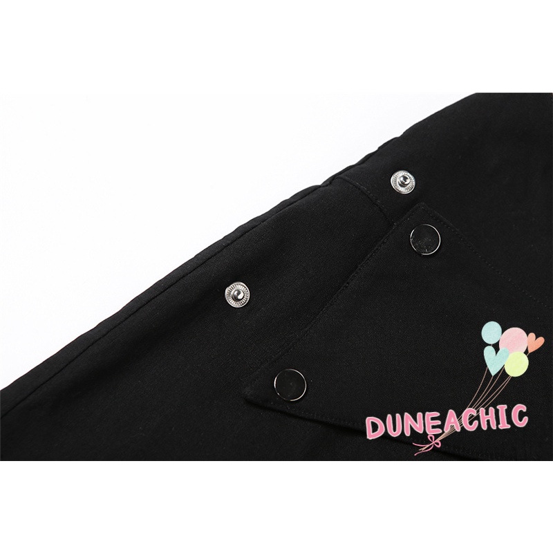DUNEA Quần Dài Ống Rộng Thời Trang Đường Phố Cá Tính Cho Nữ
