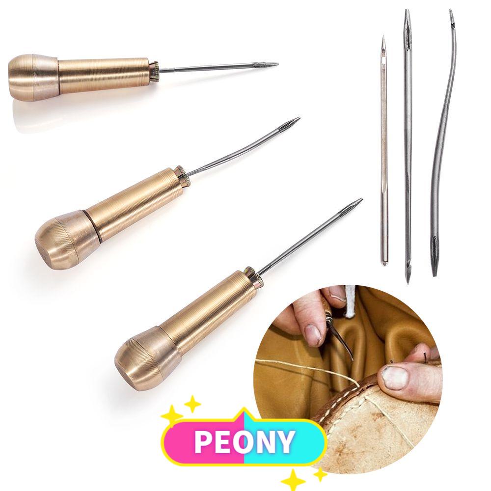 Bộ 4 Dụng Cụ Kim Khâu Đồ Da / Vải Canvas Thủ Công Chuyên Dụng